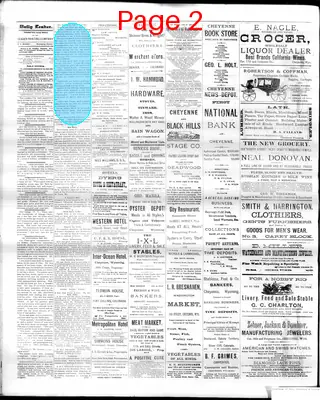Page thumbnail for The Cheyenne Daily Leader