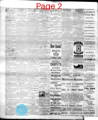 Page thumbnail for The Cheyenne Daily Leader