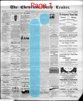 Page thumbnail for The Cheyenne Daily Leader