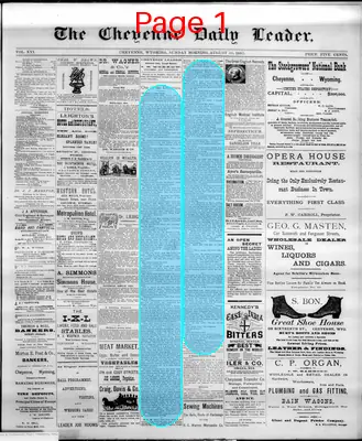 Page thumbnail for The Cheyenne Daily Leader