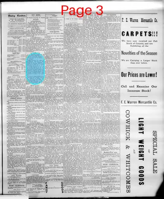 Page thumbnail for The Cheyenne Daily Leader