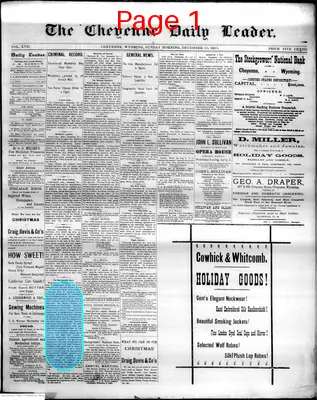 Page thumbnail for The Cheyenne Daily Leader