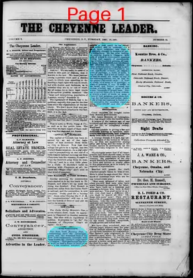 Page thumbnail for The Cheyenne Leader