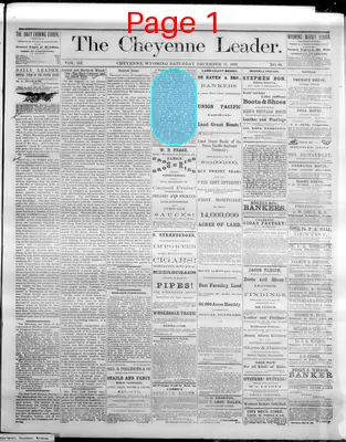 Page thumbnail for The Cheyenne Leader