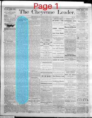 Page thumbnail for The Cheyenne Leader