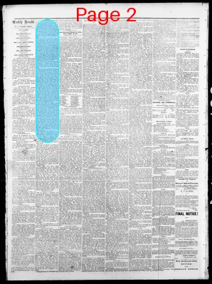 Page thumbnail for The Dallas Weekly Herald