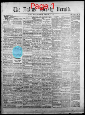 Page thumbnail for The Dallas Weekly Herald