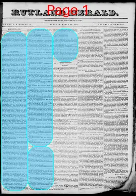 Page thumbnail for Rutland Herald