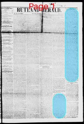 Page thumbnail for Rutland Herald