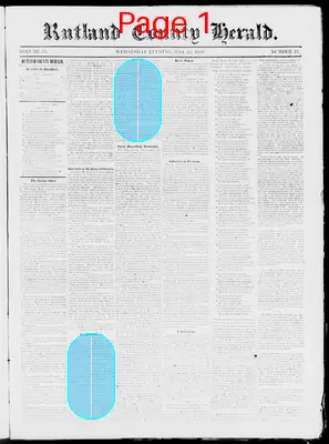 Page thumbnail for Rutland County Herald
