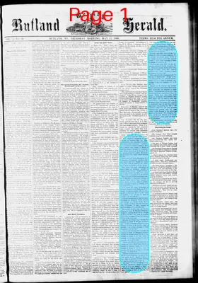 Page thumbnail for Rutland Weekly Herald