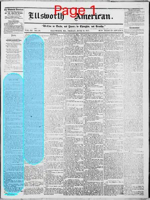 Page thumbnail for Ellsworth American