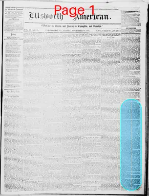 Page thumbnail for Ellsworth American