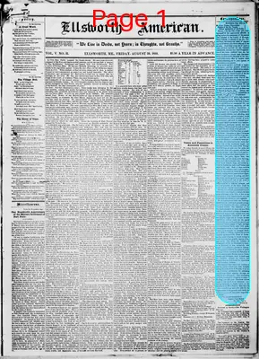 Page thumbnail for Ellsworth American