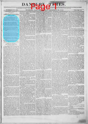 Page thumbnail for Danbury Times