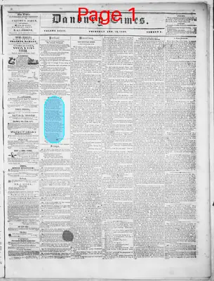 Page thumbnail for Danbury Times