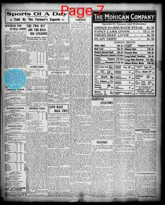 Page thumbnail for The Bridgeport Evening Farmer