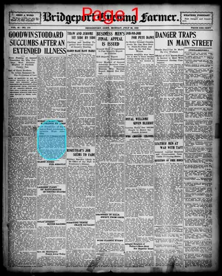 Page thumbnail for The Bridgeport Evening Farmer