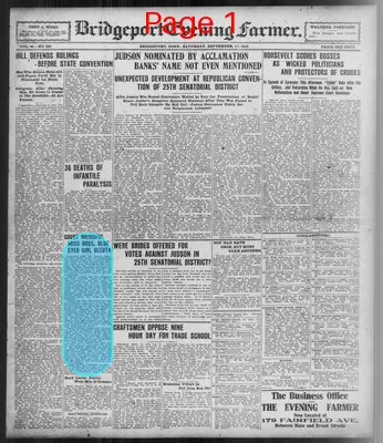 Page thumbnail for The Bridgeport Evening Farmer