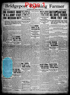 Page thumbnail for The Bridgeport Evening Farmer
