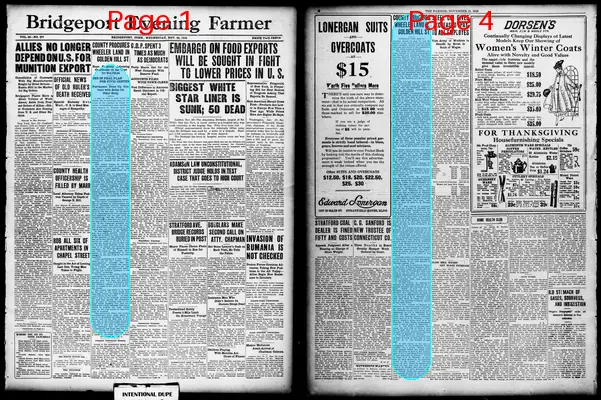Page thumbnail for The Bridgeport Evening Farmer