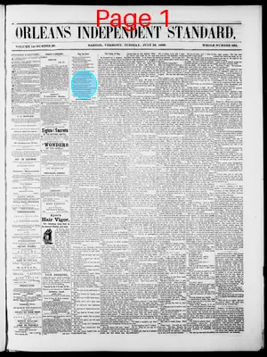 Page thumbnail for Orleans Independent Standard