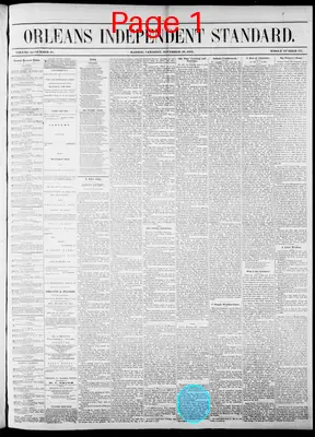 Page thumbnail for Orleans Independent Standard