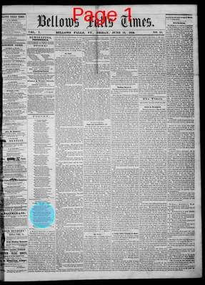 Page thumbnail for Bellows Falls Times