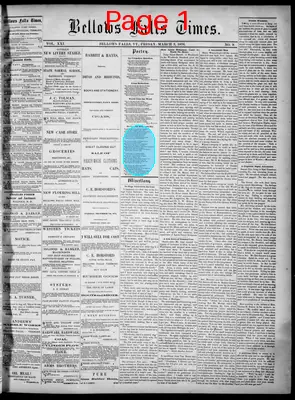 Page thumbnail for Bellows Falls Times