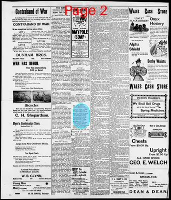 Page thumbnail for Bellows Falls Times