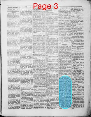 Page thumbnail for The Albany Register