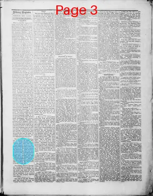 Page thumbnail for The Albany Register