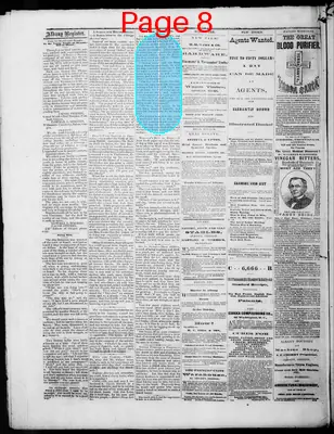 Page thumbnail for The Albany Register