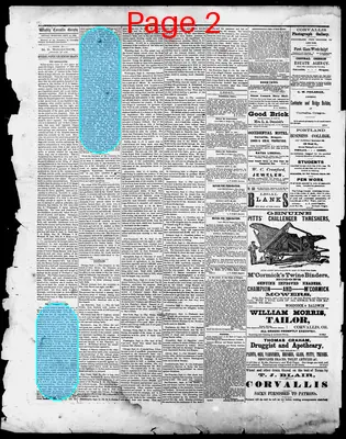 Page thumbnail for The Corvallis Gazette