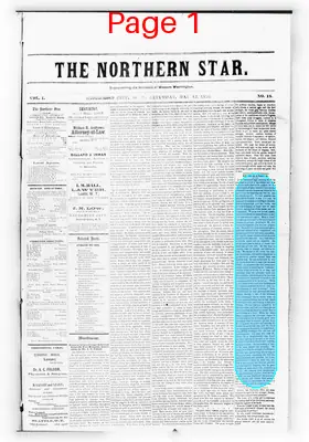 Page thumbnail for The Northern Star