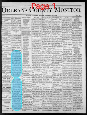 Page thumbnail for Orleans County Monitor