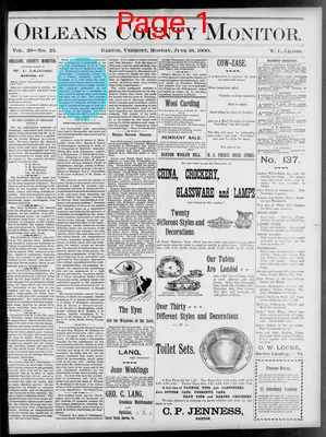 Page thumbnail for Orleans County Monitor