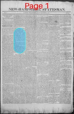 Page thumbnail for New Hampshire Statesman