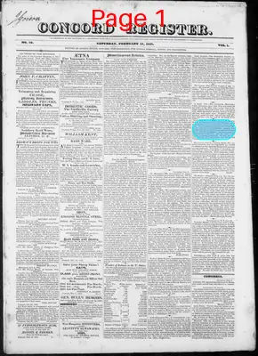 Page thumbnail for Concord Register