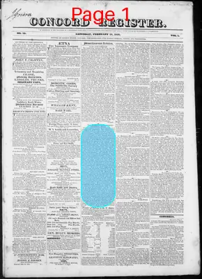 Page thumbnail for Concord Register
