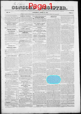 Page thumbnail for Concord Register