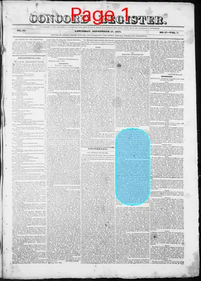 Page thumbnail for Concord Register