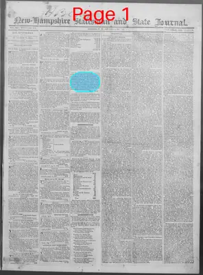 Page thumbnail for New Hampshire Statesman And State Journal
