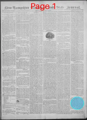 Page thumbnail for New Hampshire Statesman And State Journal