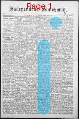 Page thumbnail for Independent Statesman