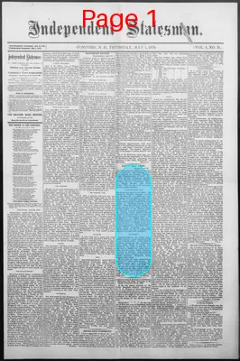 Page thumbnail for Independent Statesman