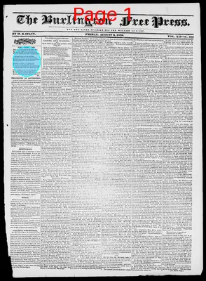 Page thumbnail for Burlington Free Press