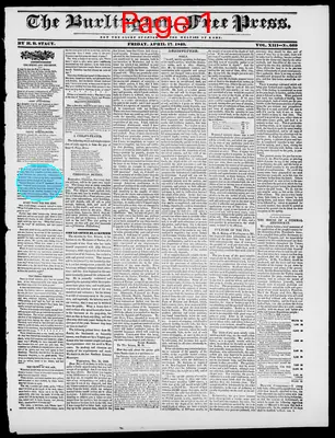 Page thumbnail for Burlington Free Press