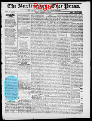 Page thumbnail for Burlington Free Press