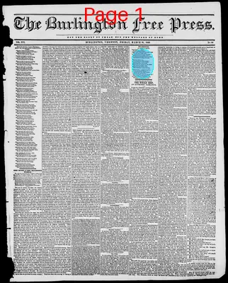 Page thumbnail for Burlington Free Press